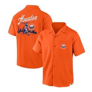 Fanatics Houston Astros Proven Winner Camp Shirt, Orange, Men's 2XL Tall, NWT